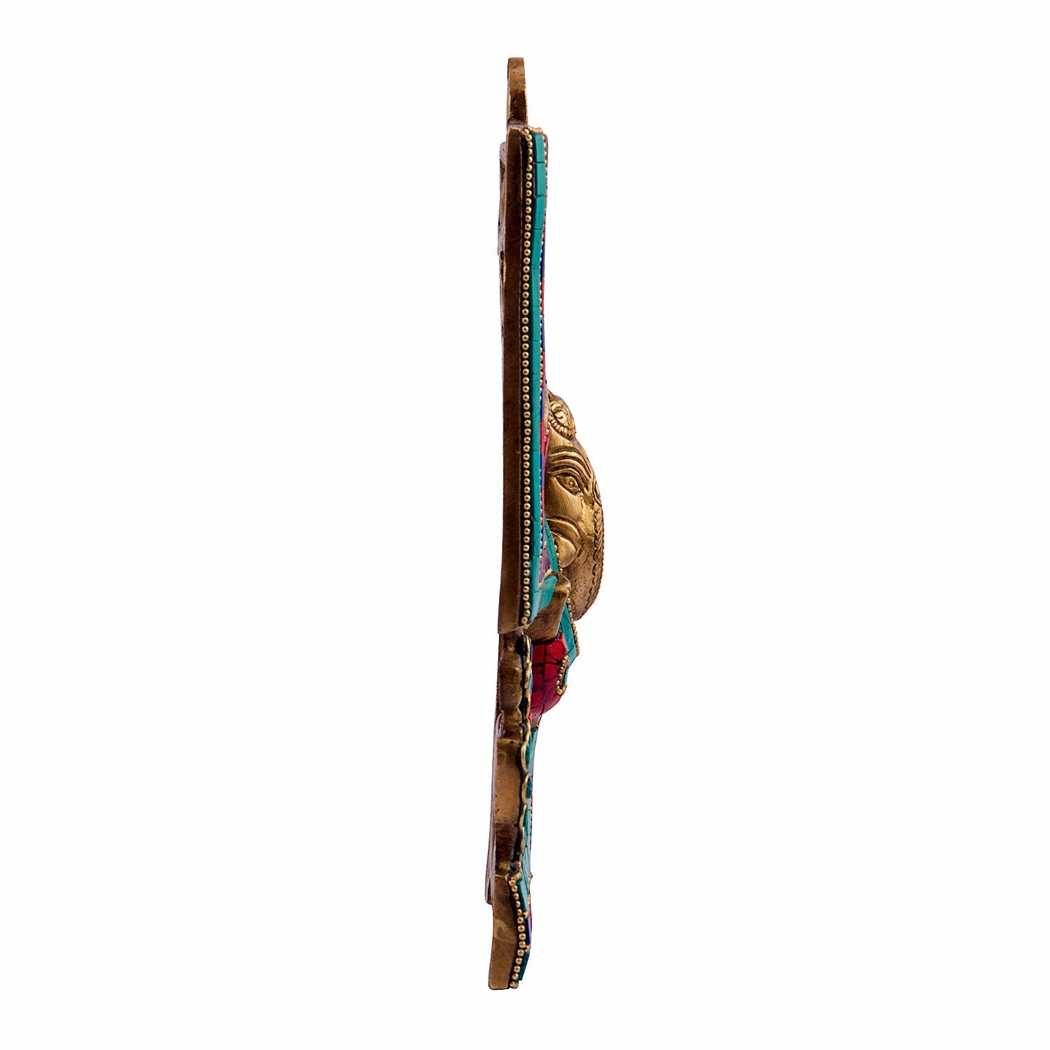 Kartique Brass Swastik Wall Hanging | Ganesh Idol | Ganesha Statue | Ganpati Murti | For Home Decor | Gift |